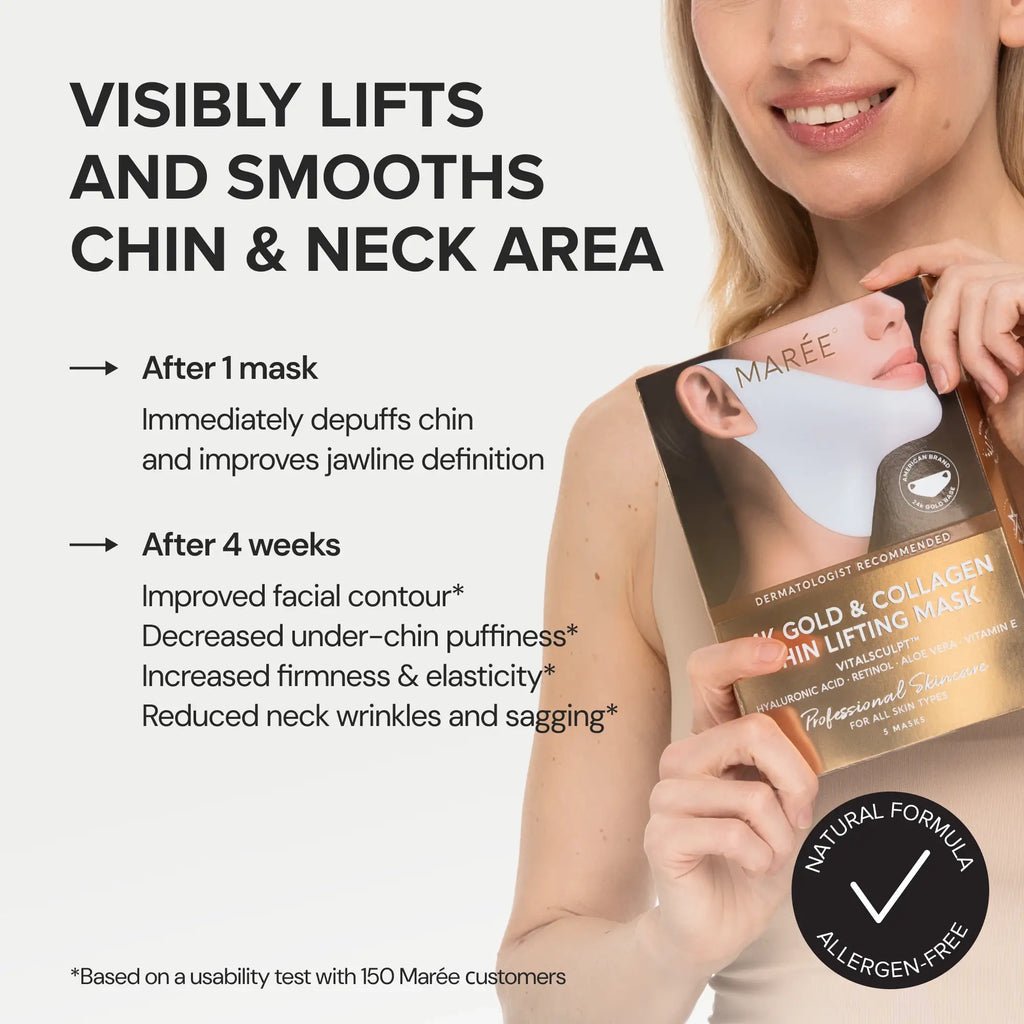 24K Gold V-Line Lifting Mask