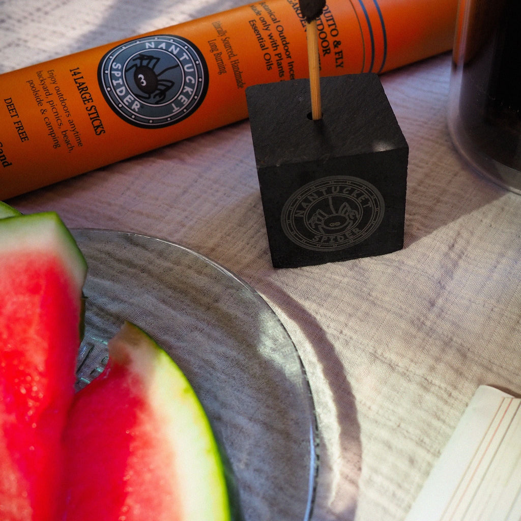 Bundle & Save 15%: Incense Holder + Mosquito & Fly Repelling Outdoor Garden Incense Sticks